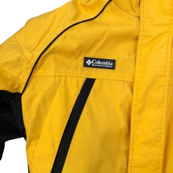 COLUMBIA Jacket Tectonite Yellow/Black Large - Picture 6 of 10